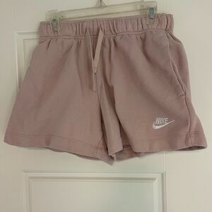Nike Women's Soft Pink Athletic Shorts